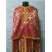 Greek vestment in gold metallic brocade - Priest metallic liturgical vestment