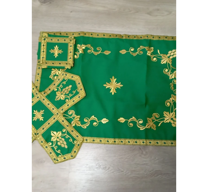 Green Greek vestment - Priest robe - Orthodox vestments - Priest vestment robe