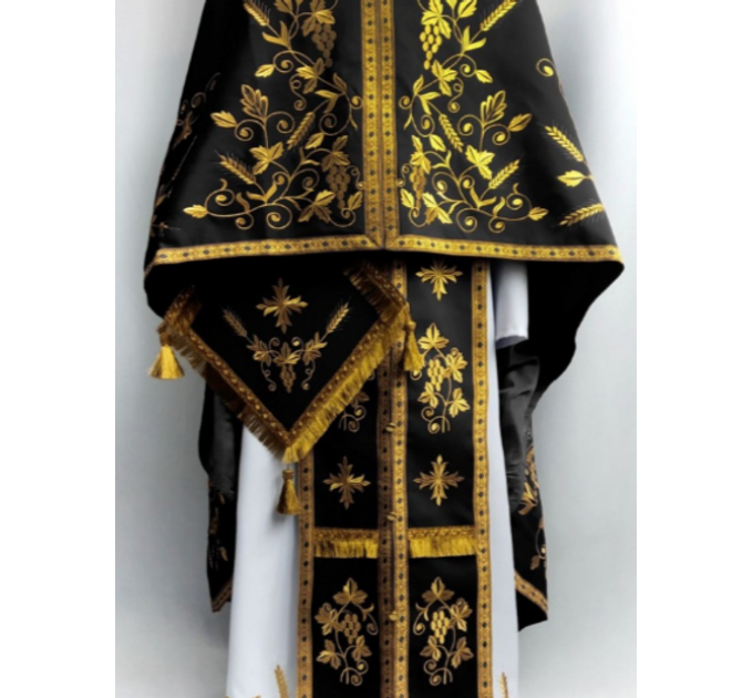 Green Greek vestment - Priest robe - Orthodox vestments - Priest vestment robe