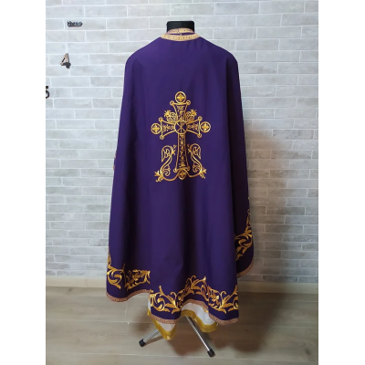 Greek vestment - Priest robe - Orthodox clothes - Priest costume violet