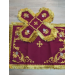 Dark red greek vestment - Orthodox clothes - Priest embroidered clothes