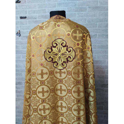 Gold vestment - Greek vestment in brocade - Priest vestment