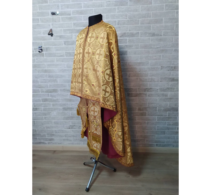 Gold vestment - Greek vestment in brocade - Priest vestment