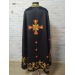 Black embroidered Priest robe - Orthodox greek style vestment - Church attire