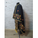 Black embroidered Priest robe - Orthodox greek style vestment - Church attire