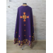 Black embroidered Priest robe - Orthodox greek style vestment - Church attire