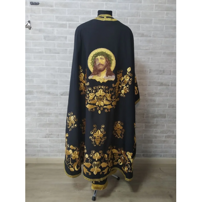 Black Fasting vestment - Priest robe - Orthodox vestments - Priest vestment