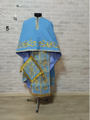 Greek vestment - Priest robe - Orthodox clothes - Priest costume with embroidery