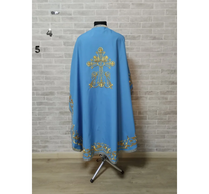 Greek vestment - Priest robe - Orthodox clothes - Priest costume with embroidery