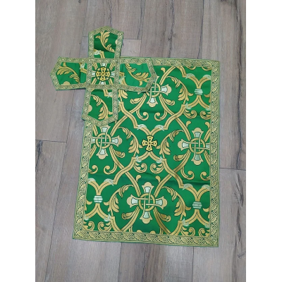 Greek vestment in green brocade - Priest vestment - Clothes for priests - Attire