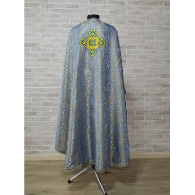 Embroidered Priest robe - Orthodox greek style vestment - Church attire toggery