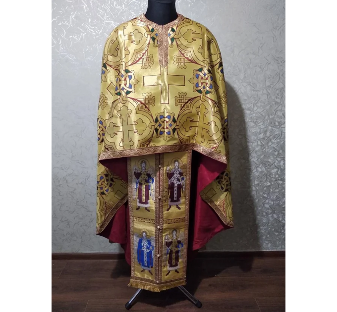 Greek vestment in gold brocade - Orthodox clothes - Canonicals - Apparel