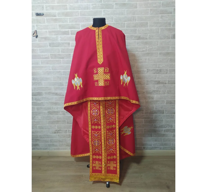 Greek vestment - Priest robe - Orthodox clothes - Priest costume - Canonicals