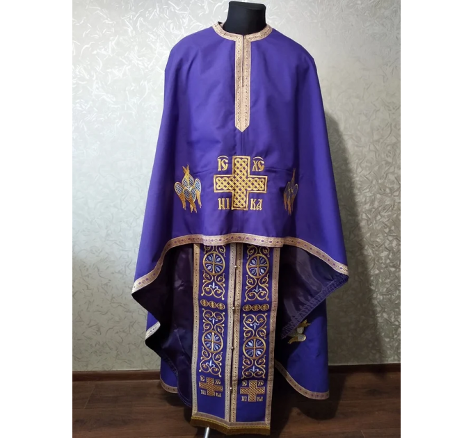 Greek vestment - Priest robe - Orthodox clothes - Priest costume - Canonicals