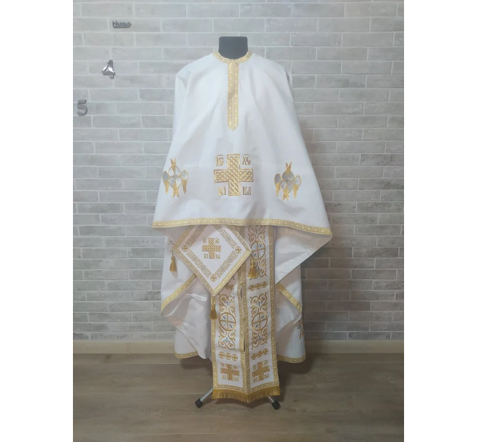 Greek vestment - Priest robe - Orthodox clothes - Priest costume - Canonicals