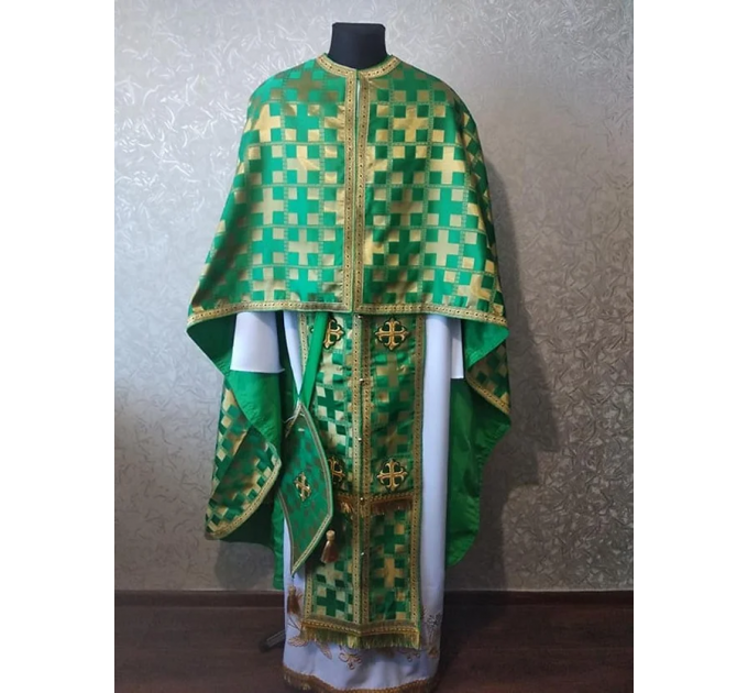 Greek vestment in brocade - Priest vestment - Clothes - Liturgical garments