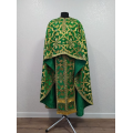 Greek vestment in green brocade - Priest vestment - Clothes for priests - Attire