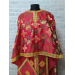 Greek vestment in maroon brocade - Church garments - Priest vestment -Floral