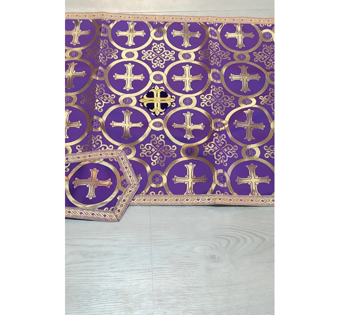 Greek vestment in violet brocade - Priest vestment - Clothes for priests