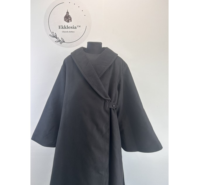 Winter Cashmere Orthodox riassa - Slavic style Orthodox riassa - Outer cassock - Orthodox outer cassock - External cassock - Rhason