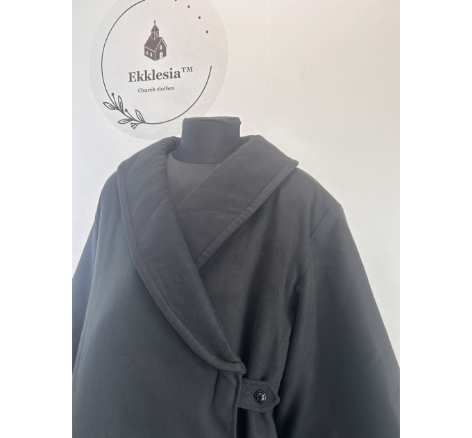 Winter Cashmere Orthodox riassa - Slavic style Orthodox riassa - Outer cassock - Orthodox outer cassock - External cassock - Rhason