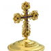 Miter cross with stones for bishops mitra, mitras cross