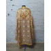 Ordination vestment in white or gold brocade for priest