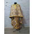 Ordination vestment in white or gold brocade for priest