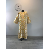Stichar, orar, cuffs - Deacon's set on metallic brocade - Single or double orar