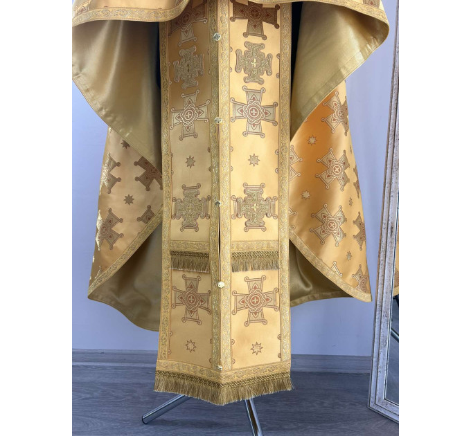 Priest liturgical vestment - Brocade vestment in Greek style - Priest set