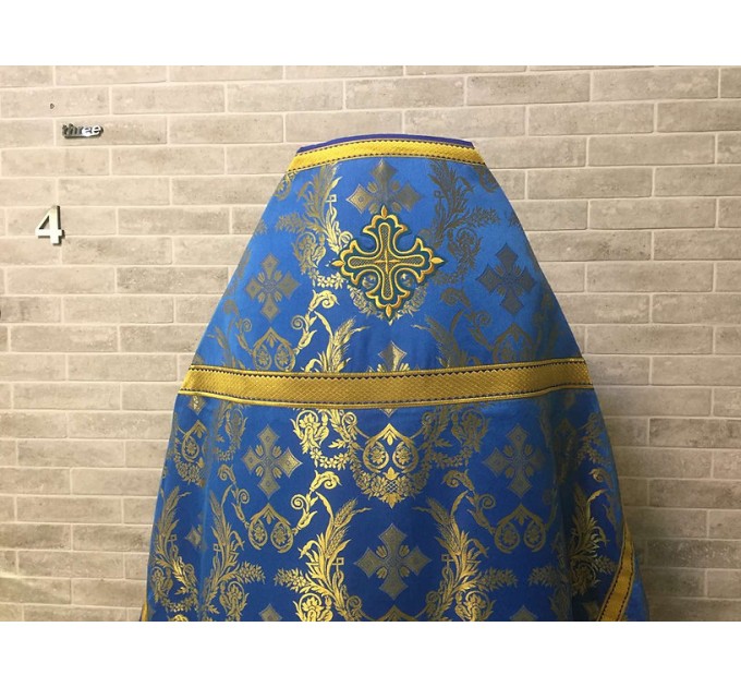 Slavic style vestments in brocade - Priest vestments - Clothes for priests - Liturgical vestments - Liturgical garments