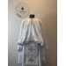 White liturgical vestment - Priest vestment on brocade - Church garment