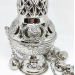 Church Incense Burner with chains, New Censer, Vessels for Priest - Original handmade Liturgical Brass Metal Silver Orthodox censer