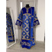 Combined velvet and brocade deacon's vestment - Embroidered stichar and orar