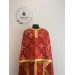 Red liturgical vestment - Priest vestment on brocade - Church garment