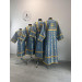 Blue child's sticharion (up to 150 cm height) - Orthodox church Altar Server