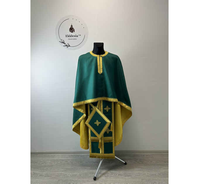 Reversible vestment - Double-sided two-color vestment set - Chaplain vestments