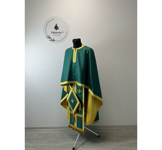 Reversible vestment - Double-sided two-color vestment set - Chaplain vestments