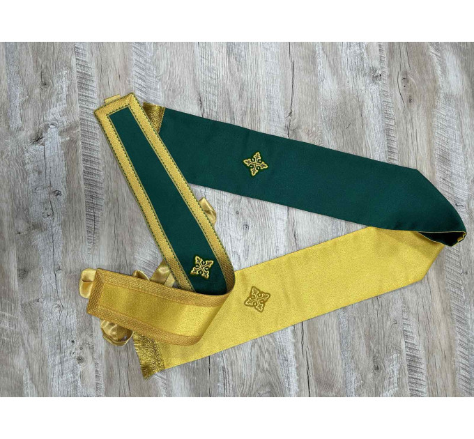 Reversible vestment - Double-sided two-color vestment set - Chaplain vestments