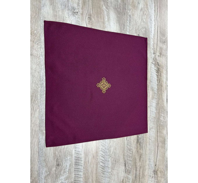 Communion towel - Church towel - Church napkin - Embroidered Euchatistic towel