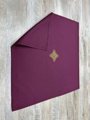 Communion towel - Church towel - Church napkin - Embroidered Euchatistic towel