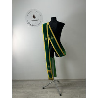 Double orar in velvet - Embroidered crosses - Greek or Slavic