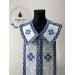 Embroidered priest stole and cuffs - Epitrachil, cuffs - Communion priest set