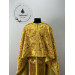 Gold priest vestment - Liturgical vestment on brocade - Church garment