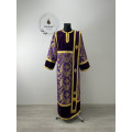 Сombined velvet and brocade deacon's vestment - Stichar and orar for protodeacon