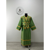 Orthodox sticharion for subdeacon - Liturgical green stichar - Altar boy robe
