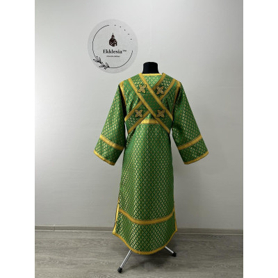 Orthodox sticharion for subdeacon - Liturgical green stichar - Altar boy robe