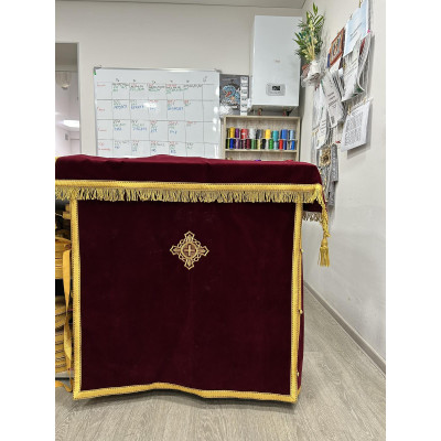 Velvet altar cover - Covers for the altar table - Proskomydia table cover