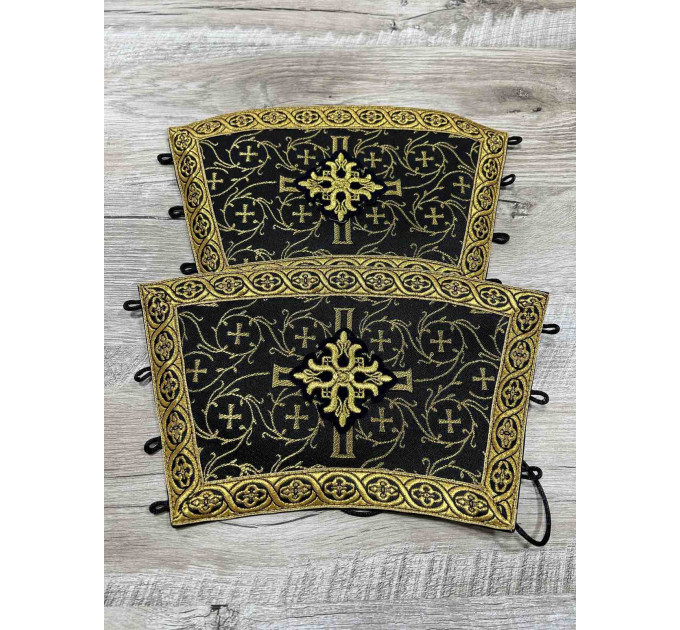 Greek-style vestment in brocade - Orthodox liturgical vestment set for priest