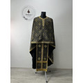 Greek-style vestment in brocade - Orthodox liturgical vestment set for priest